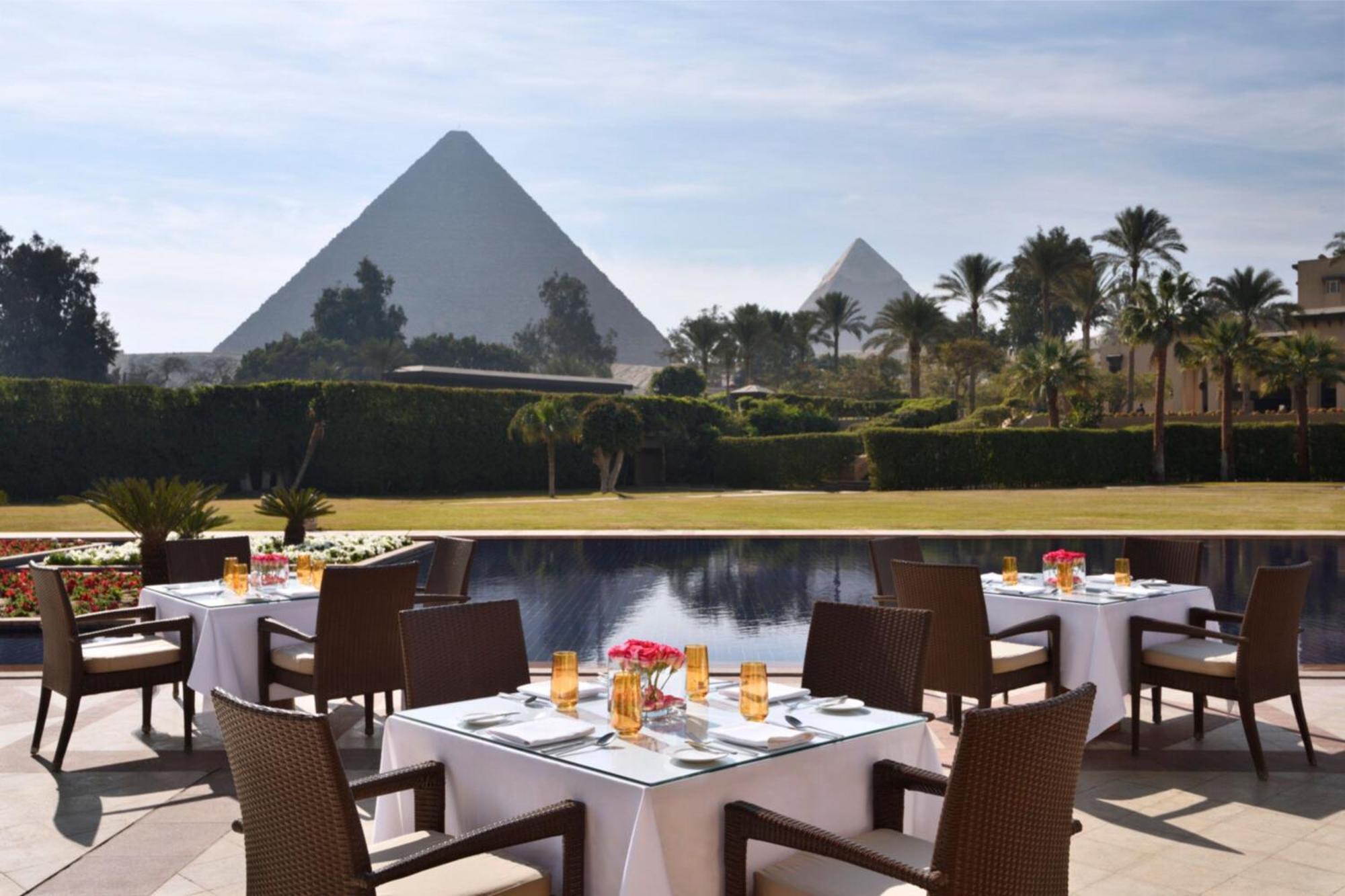 Marriott Mena House, Cairo Hotel Giza Bagian luar foto The Pyramids Marriott Resort